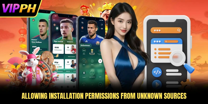 Allowing installation permissions from unknown sources