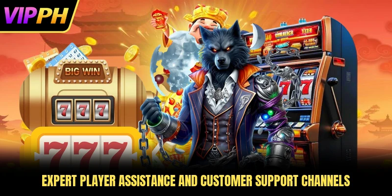 Expert player assistance and customer support channels