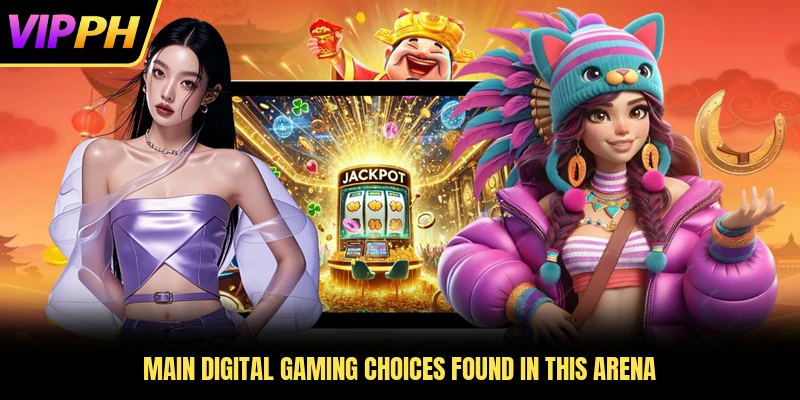 Main digital gaming choices found in this arena