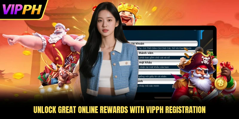 Unlock great online rewards with VIPPH registration