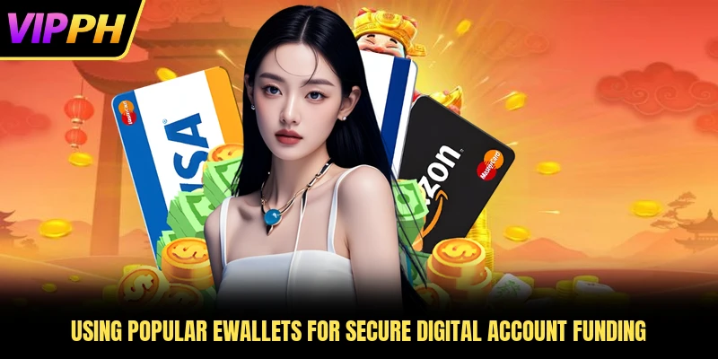 Using popular ewallets for secure digital account funding